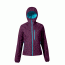 Rab Women's Endurance X Hoodie, Plum/Peacock, Size 16, QXI-23-PL-16
