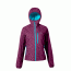 Rab Women's Endurance X Hoodie, Wineberry/Lt Peacock, Size 12, QXI-23-WI-12