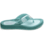 Pacific Flip Flowers Sandal - Kids-Aqua Multi-1 Youth