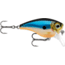 Rapala BX Big Brat Crankbait, Hard Flash, Square Bill 2.75in, 3/4 oz, 6ft, 3 Hooks, Blue Ghost, BXBB06BGH