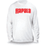 Rapala Core Long Sleeve Shirt, White, Large, RCLS9008L