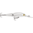 Rapala Jointed Deep Husky Jerk, Suspending, Pure Chrome, 3-1/8in, 3/16oz, JDHJ08PCH