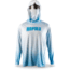 Rapala Performance Hood with Neck Gaiter, Grey Blue, Extra Large, RPHNG22XL