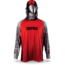 Rapala Performance Hood with Neck Gaiter, Red Grey Black, Large, RPHNG20L