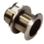 Raymarine B60 Bronze Thru-Hull 50, 200Khz Depth, Temperature Transducer With 12 Degree Tilted Element 33ft Cable, Black, Standard E66088