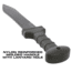 Reapr Legion Sword, 13in, 420 Stainless Steel, Stonewashed Stainless, 11019