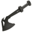 Reapr Meridius Battle Axe, 5-3?4in, 420 Stainless Steel, Serrated Top Edge w/ Ripper Blade, Black Oxide, 11020