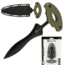 Reapr Push Dagger, 4in, 420 Stainless Steel, Spear Point Blade, Black / OD Green, 11042