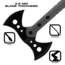 Reapr Sidewinder Double Axe, Stainless Steel, 11779