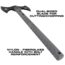Reapr Sidewinder Double Axe, Stainless Steel, 11779