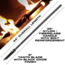 Reapr TAC Javelin Serrated Spear, 8in, Stainless Steel, Black Oxide, 11022