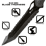 Reapr TAC Javelin Serrated Spear, 8in, Stainless Steel, Black Oxide, 11022