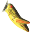 Rebel Lures Rebel Crickhopper Popper Topwater Bait, Floating, Yellow/Black Back, 1 3/4in, 3/16oz, P73434