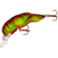 Rebel Lures Rebel Deep Teeny Wee Crawfish Lure, 1 1/2in, 1/9oz, Floating, Chartreuse/Brown, D7767