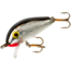 Rebel Lures Rebel Humpback Crankbait 1/4oz 1-3/4in, Silver/Black, F2501