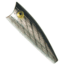 Rebel Lures Rebel P6001 Pop-R Topwater Bait, 2 1/2in, 1/4 oz, Floating, Silver/Black, P6001
