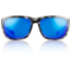 Redfin Polarized Amelia Sunglasses, Black Tortoise Frame, Atlantic Blue Polarized Lens, One Size, 1506