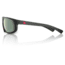 Redfin Polarized Jekyll Sunglasses, MBlack Frame, Shallow Mirror Polarized Lens, One Size, 1603