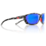 Redfin Polarized Keewaydin Sunglasses, Black Tortoise Frame, Coastal Blue Polarized Lens, One Size, 1902