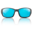 Redfin Polarized Wassaw Sunglasses, MBlack Frame, Gulf Blue Polarized Lens, One Size, 1301