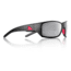 Redfin Polarized Wassaw Sunglasses, MBlack Frame, Shad Mirror Polarized Lens, One Size, 1304