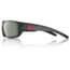 Redfin Polarized Wassaw Sunglasses, MBlack Frame, Shallow Mirror Polarized Lens, One Size, 1303