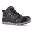 Reebok Sublite Cushion Work Shoe Athletic Waterproof Mid Cut - Mens, Black/Grey, 9, Wide, 690774451841
