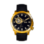 Reign Bauer Automatic Semi-Skeleton Leather-Band Watch, Gold/Black, One Size, REIRN6004