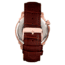 Reign Bauer Automatic Semi-Skeleton Leather-Band Watch, Rose Gold/White, One Size, REIRN6005