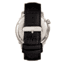 Reign Bauer Automatic Semi-Skeleton Leather-Band Watch, Silver/Black, One Size, REIRN6002