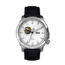 Reign Bauer Automatic Semi-Skeleton Leather-Band Watch, Silver/White, One Size, REIRN6001