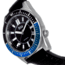 Reign Francis Leather-Band Watch w/Date, Black/Blue, One Size, REIRN6303