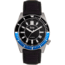 Reign Francis Leather-Band Watch w/Date, Black/Blue, One Size, REIRN6303