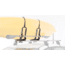 Rhino Rack Folding J Style Kayak Carrier, Steel, S512
