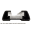 Rhino Rack RTV Track Set, 1280mm, Black, RTV128