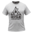 RISE Armament RISE Armament Logo T-Shirt - Mens, Gray, 2XL, MS-100-GRY-2XL
