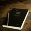 Rite in the Rain Bound Book - Fabrikoid Cover - Universal - Black, Black, 6 3/4 x 8 3/4 770F-LG
