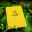Rite in the Rain BOUND BOOK - FABRIKOID COVER - ENVIRONMENTAL, Yellow, 4 3/4 x 7 1/2 550F