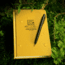 Rite in the Rain BOUND BOOK - FABRIKOID COVER - FIELD, Yellow, 4 3/4 x 7 1/2 350F