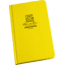 Rite in the Rain BOUND BOOK - FABRIKOID COVER - FIELD, Yellow, 4 3/4 x 7 1/2 350F