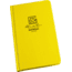 Rite in the Rain BOUND BOOK - FABRIKOID COVER - JOURNAL, Yellow, 4 3/4 x 7 1/2 390F