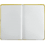 Rite in the Rain BOUND BOOK - FABRIKOID COVER - POCKET JOURNAL, Yellow, 4 1/4 x 6 3/4 390-4F