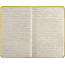Rite in the Rain BOUND BOOK - TRAVEL JOURNAL, Yellow, 4 1/4 x 6 3/4 180