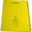 Rite in the Rain MAXI-SPIRAL NOTEBOOK  - UNIVERSAL, Yellow, 8 1/2 x 11 373-MX