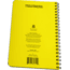 Rite in the Rain SPIRAL NOTEBOOK - FIELD, Yellow, 4 5/8 x 7 353