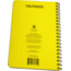Rite in the Rain SPIRAL NOTEBOOK - TRANSIT, Yellow, 4 5/8 x 7 303