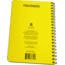 Rite in the Rain SPIRAL NOTEBOOK - UNIVERSAL, Yellow, 4 5/8 x 7 373