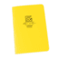 Rite in the Rain Stapled Notebook - Field - 3 Pack, Yellow, 4/5/8 x 7 351FX