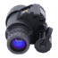 RIX RNV-14 1x25mm Night Vision Monocular with White Tubes 1400 FOM, Black, Small, RNV14W14