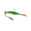 Road Runner Awesome Walleye Runner Jig w/Spinner, Firetiger-Green/Silver Flake/Orange Tail, 1/4oz, 2 Pack, TARW-14-832